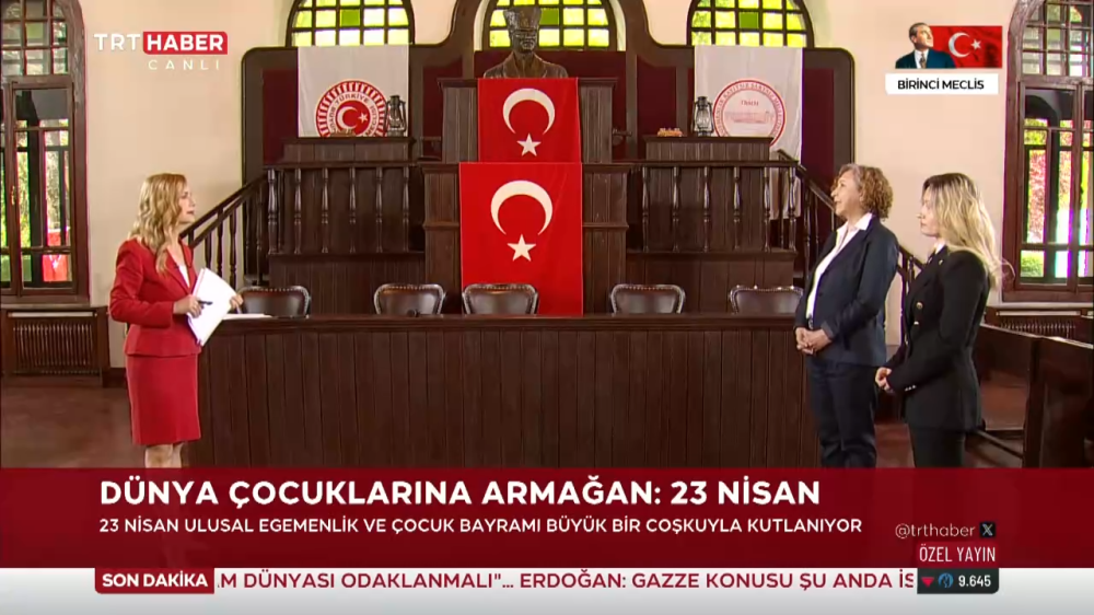 23 NİSAN 2024 ULUSAL EGEMENLİK VE ÇOCUK BAYRAMI ÖZEL YAYINI