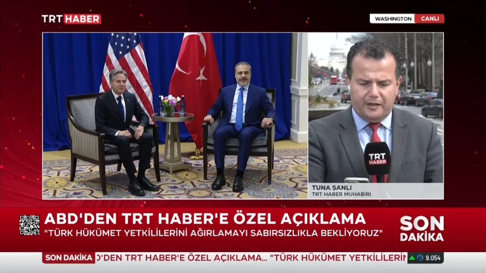 ABD DIŞİŞLERİ’NDEN TRT HABER’E ÖZEL AÇIKLAMA YAYINI